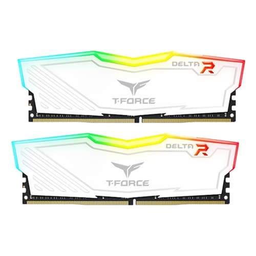 TeamGroup T-Force Delta RGB 16GB (8GBx2) DDR4 3200MHz White